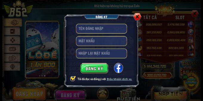 Đăng ký B52club
